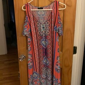 MSK, ladies cold shoulder dress, size medium